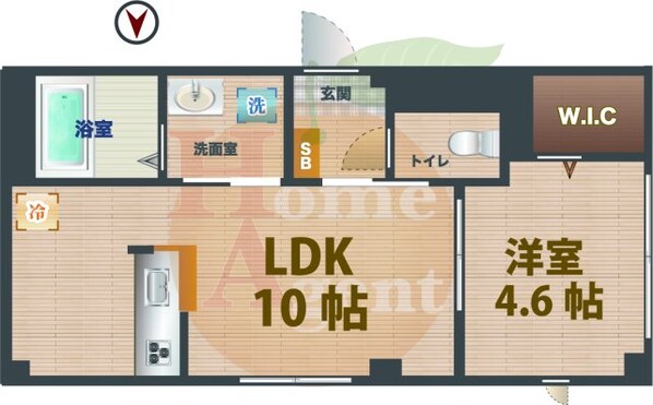 井荻駅 徒歩4分 1階の物件間取画像